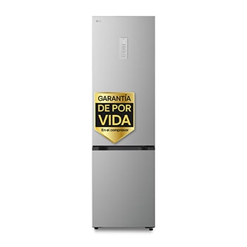 Vista frontal de Frigorífico Combi | LG GBBS313CPY DoorCooling+, 1,86m, capacidad de 333l, Serie 300, Clasificación C, Inox antihuellas GBBS313CPY